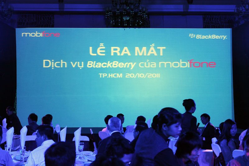 Lễ ra mắt gói dịch vụ BIS cho BlackBerry của Mobifone
